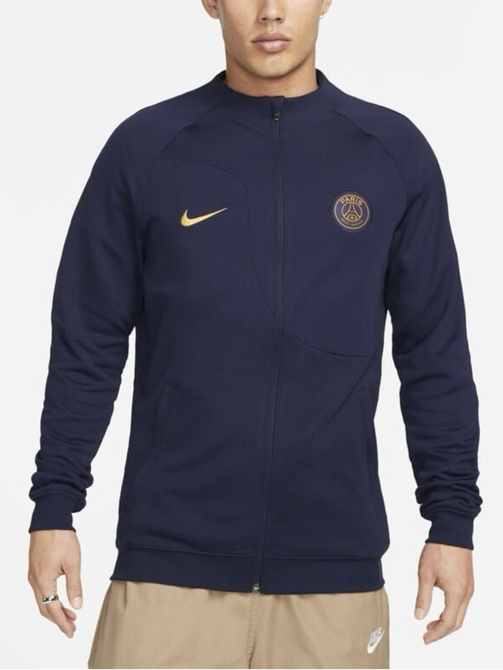 Nike Paris Saint-Germain Academy Pro Home Men's Graphic Jacket Medium Slim Fit